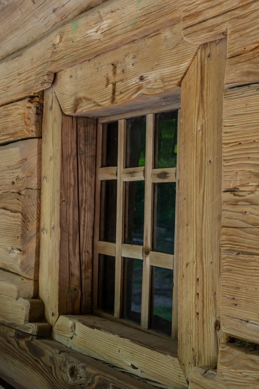 Classic Wooden Window Frame