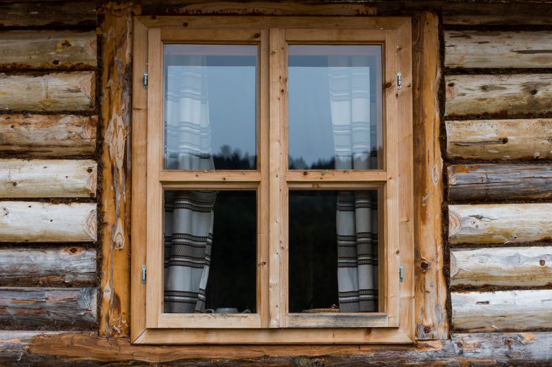 Classic Wooden Window Frame